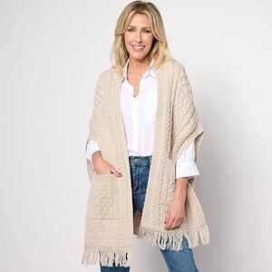 Authentic Aran Craft Irish Shawl